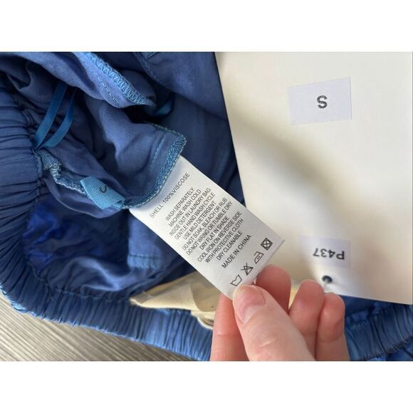 NWT Pippa The Label Blue & White Ombré Aster Pant Size Small - Picture 7 of 7